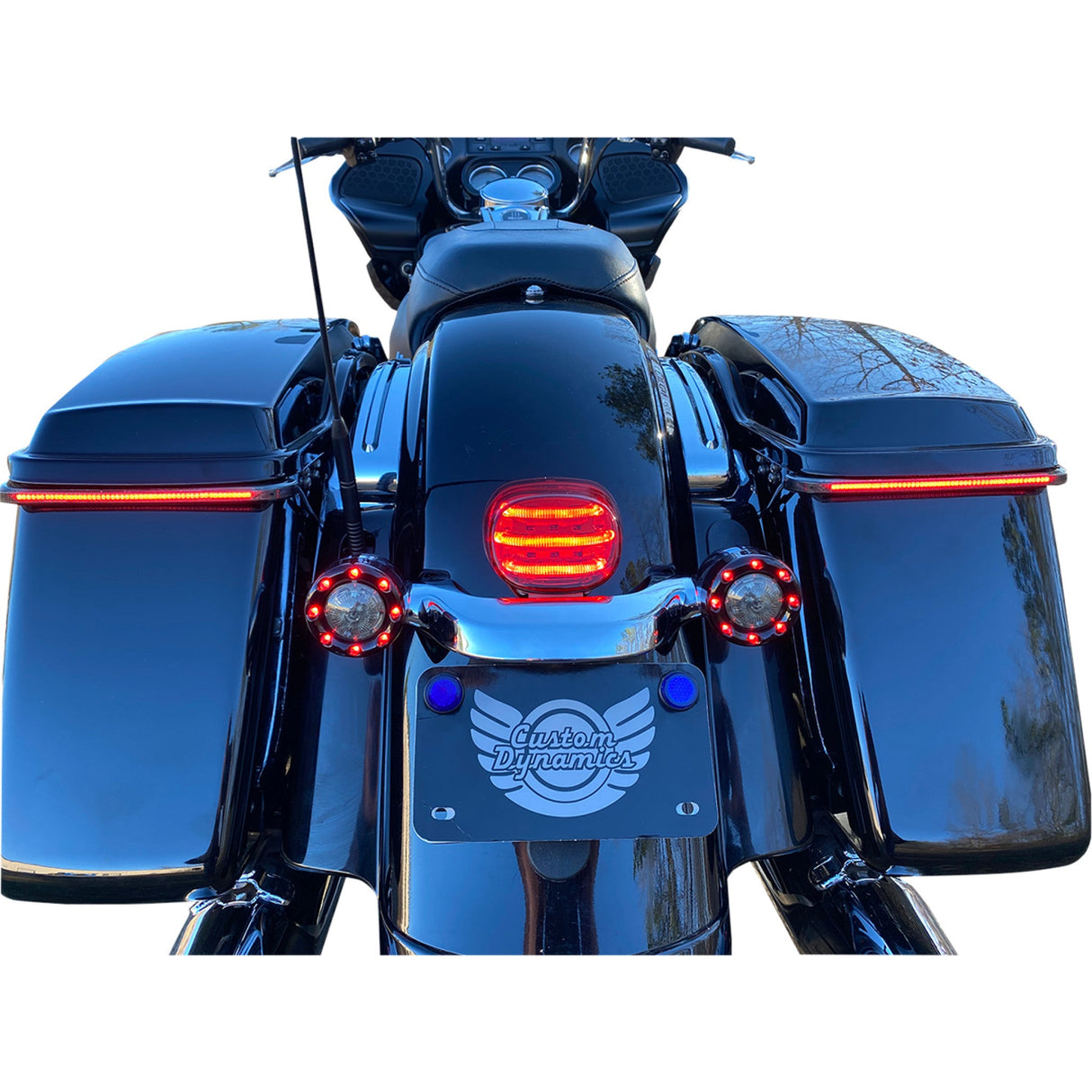 CUSTOM DYNAMICS 2010-1403 PB-MINITL-SS6-R ProBEAM® Mini Add-On Tail Light - Red - '10-'13