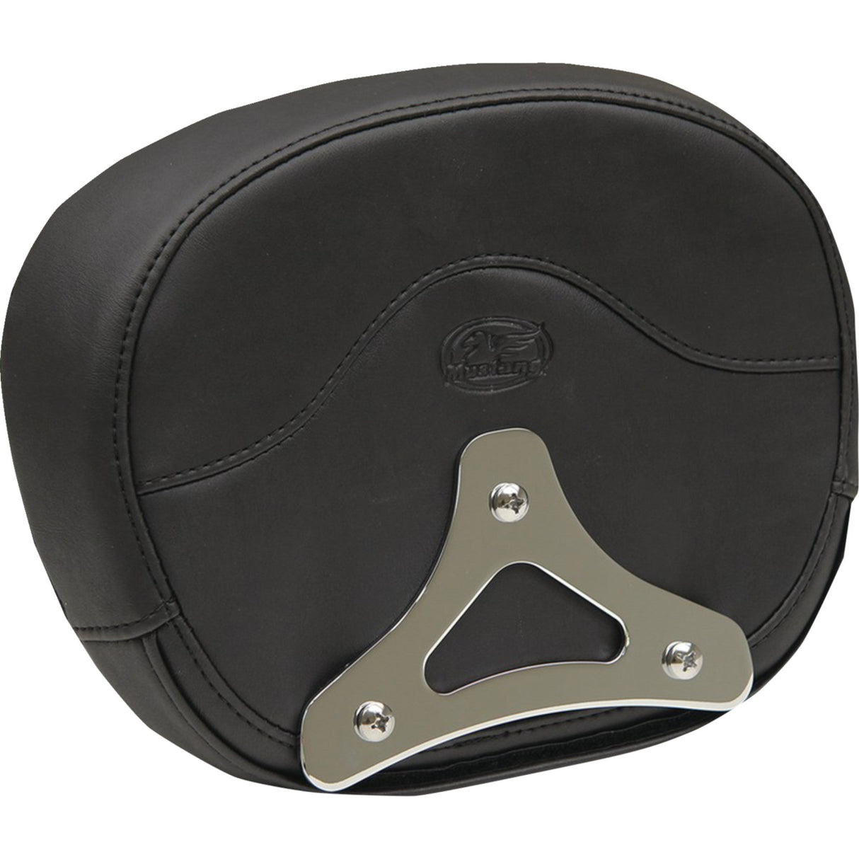 Mustang Deluxe Sissy Bar Pad Black Stitch - 89015 For Harley Touring 2023-2026