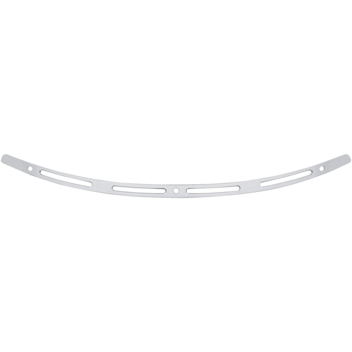 Memphis Shades Stainless Steel Windshield Trim Polished Slots - MEM0974 For Harley Touring 2014-2025