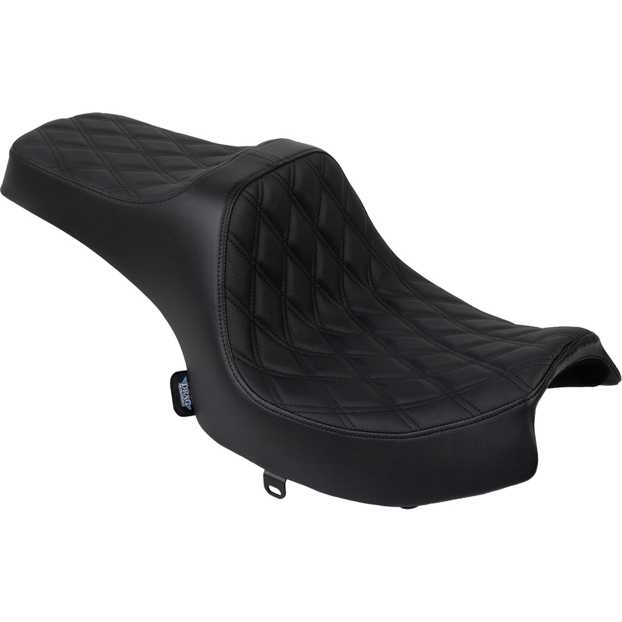 DRAG SPECIALTIES SEATS 0810-2460 Predator III Seat vinyl - double diamond - black stitch - challenger