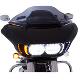 Ciro Horizon LED Lighted Windshield Trim Black - 11051 For Harley Road Glide 1998-2026
