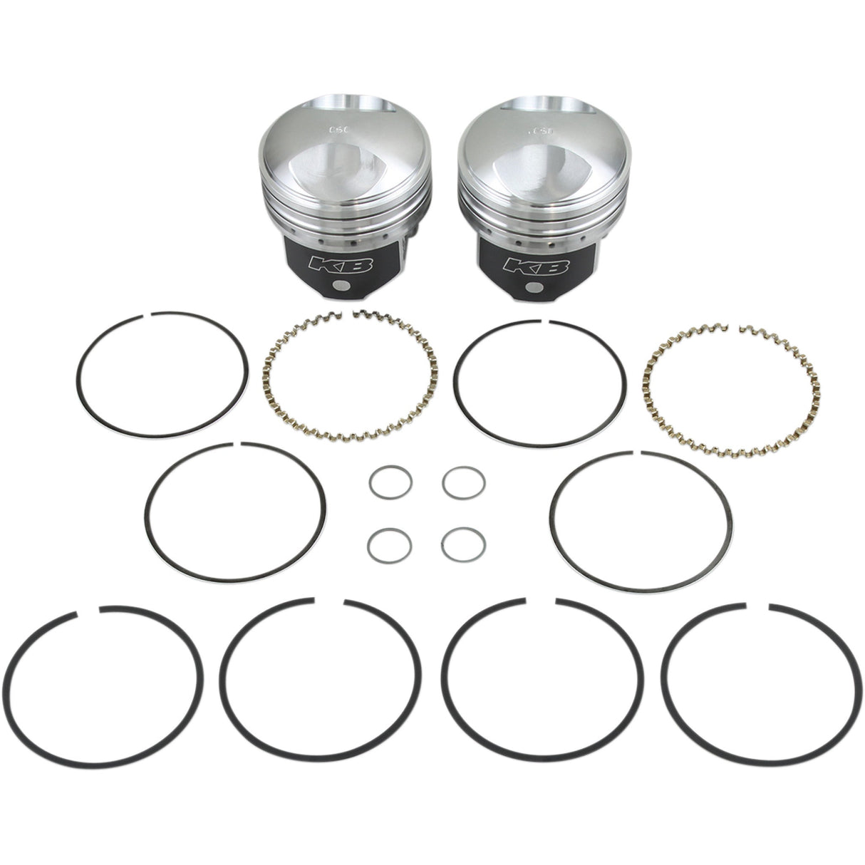 KB PERFORMANCE DS-751208 KB263.060 Hypereutectic Piston Kit Piston Kit - FX/FL