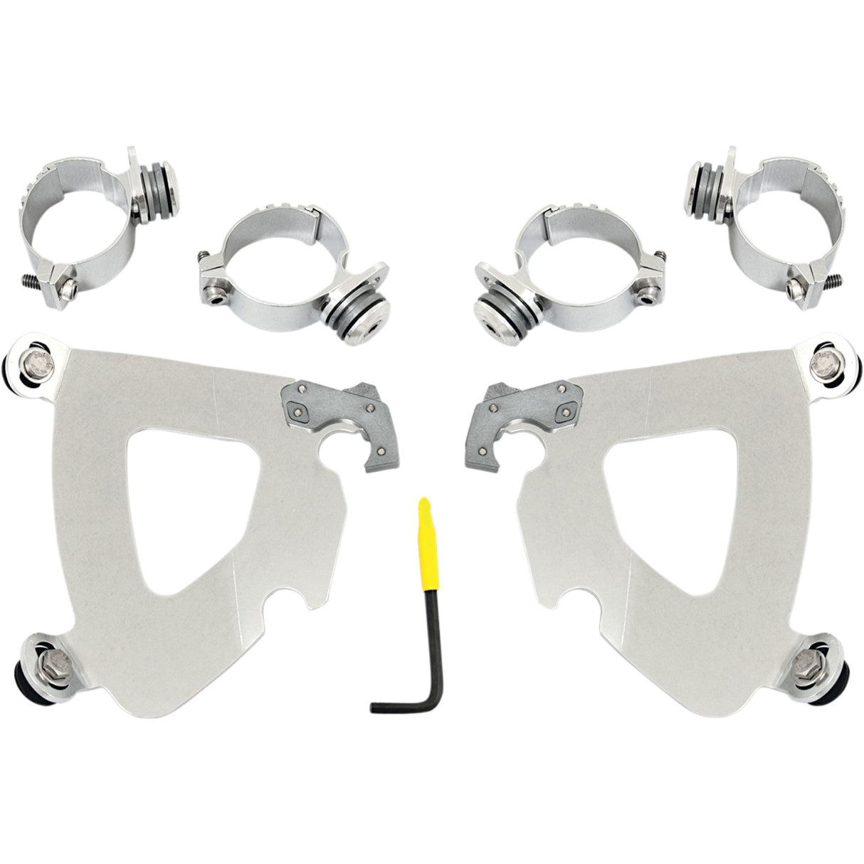 Memphis Shades Gauntlet Mounting Kit - MEK1993 For Harley Street / Super / Dyna / Softail 2006-2025