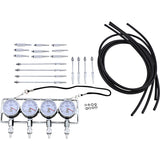 K&L SUPPLY 3804-0026 35-3019 Deluxe Vacuum Gauge Set Vacuum Gauge Set - Fuel Pressure - Deluxe