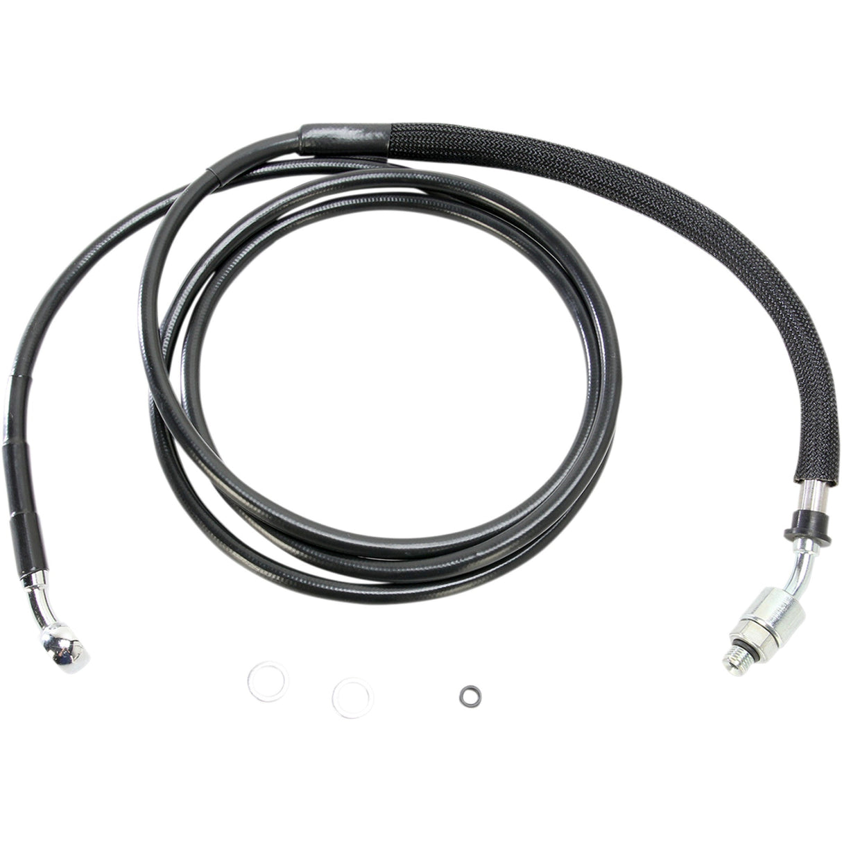 Drag Specialties Stainless Steel Hydraulic Clutch Line For Harley Motorcycles 2013-2016