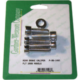 Gardner-Westcott Caliper Mounting Bolt Kit Brake Caliper Socket-Head Rear - P-96-148I For Harley Motorcycles 2008-2019