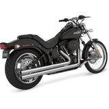 Vance & Hines Big Shot 2-Into-2 Exhaust System - 17923 For Harley Softail 1986-2011