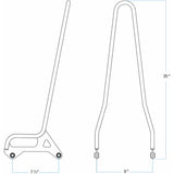 BILTWELL EXFIL Sissy Bars Bar - XL