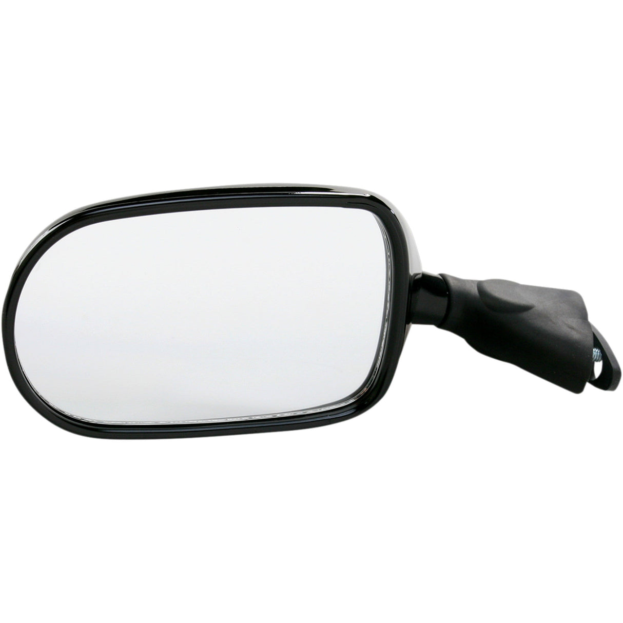 EMGO 0640-0698 20-55202 OEM-Style Replacement Mirror Mirror - Side View - Oval - Black - Left