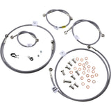 GALFER 1741-4591 FK003D809-5 Brake Line Kit Brake Line - Stainless Steel