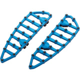 Arlen Ness MX Billet Floorboards Blue - 06-892 For Harley Motorcycles 1980-2026