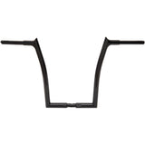 FAT Baggers INC. 1-1/4" EZ Install Pointed Top Handlebar 16" Black - 908016-B For Harley Motorcycles 2007-2025