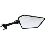EMGO 0640-0689 20-43091 OEM-Style Replacement Mirror Mirror - Side View - Polygon - Black - Right