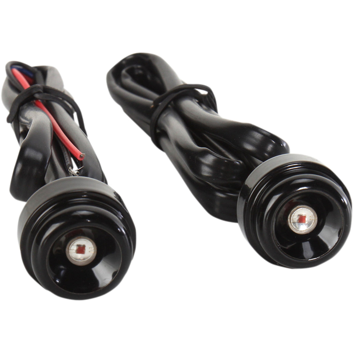 CYCLE VISIONS 2040-1188 CV-4540B Lucifer Lights Lucifer Light - Black/Red