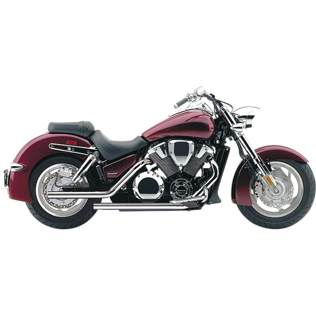 Cobra Dragster 2-Into-2 Exhaust System - 1626T Honda VTX1800R / VTX1800S / VTX1800N / VTX1800T 2002-2008