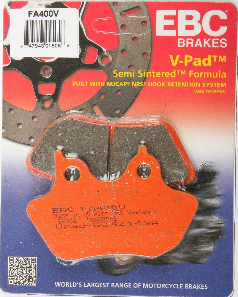 Ebc 15-400V FA400V BRAKE PADS FA400V V-SERIES