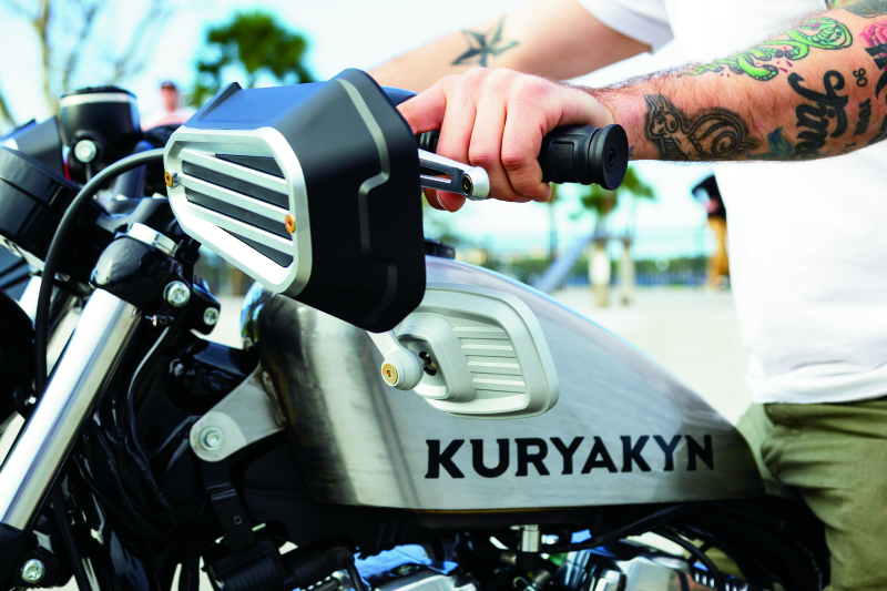 Kuryakyn 6708 Dillinger Handguards Silver