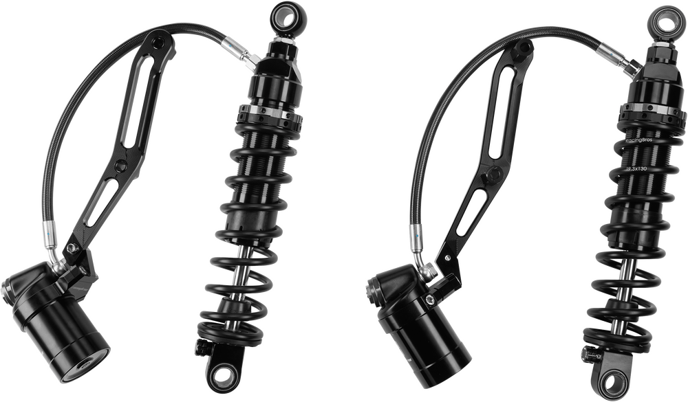 Harddrive R0800234-1 Touring Remote RES Shocks 13"STD Weight Billet Bracket For Harley Touring 2014-2026