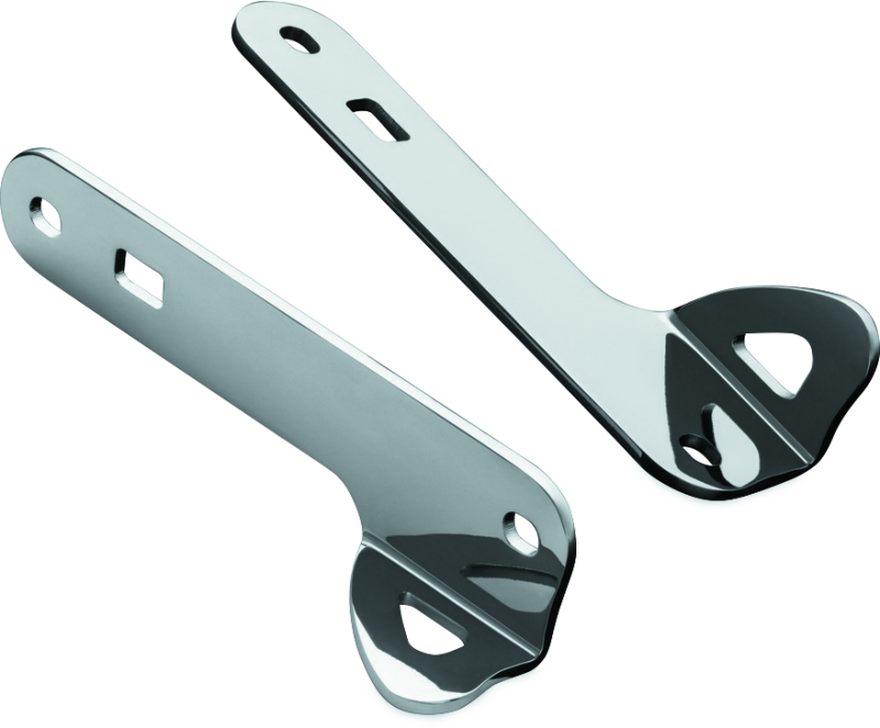 Kuryakyn Custom Teardrop Tie-Down Brackets Chrome - 949 For Harley Touring 2014-2023
