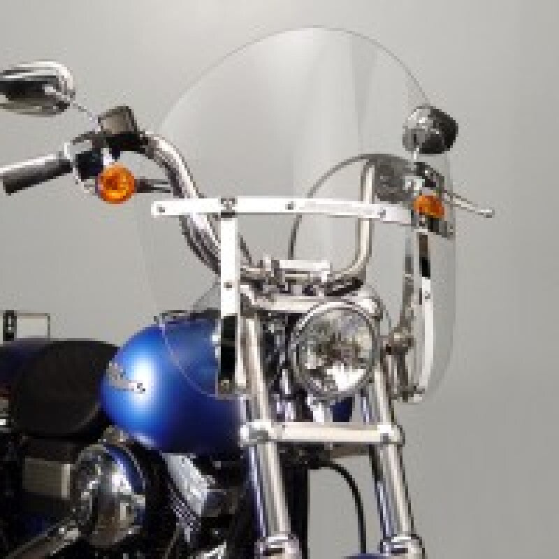 National Cycle Davidson FX Glide Softail 49 Mm. Switchblade Chopped Clear - N21431A For Harley Super Glide / Dyna Low Rider / Softail Rocker 2006-2011