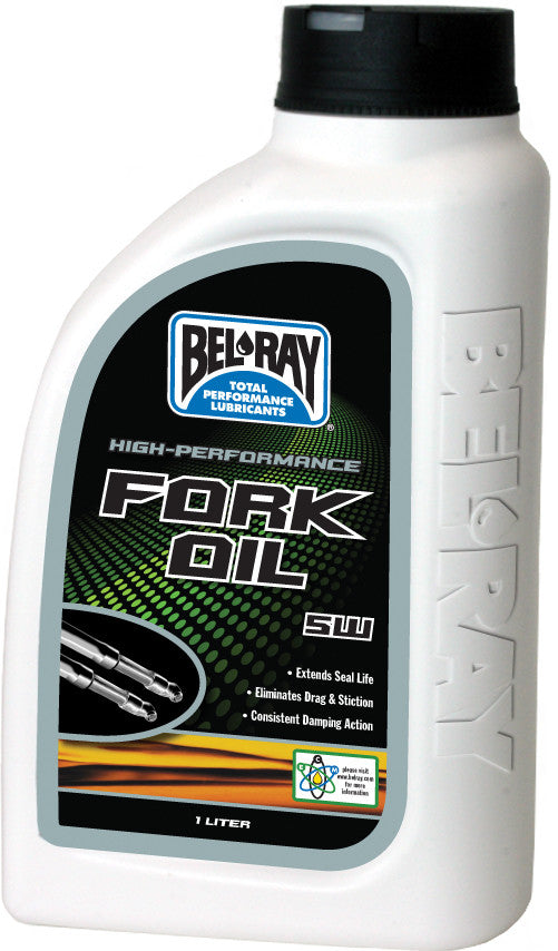 Bel-Ray High-Performance Fork OIL 5W 1L - 99300-B1LW For Ducati Motorcycles 2012-2018 | Triumph Motorcycles 2012-2018 | Suzuki Motorcycles 2012-2018