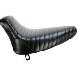 LePera Bare Bones Solo Seat Pleated Black - LN-007PT For Harley Softail 1984-1999