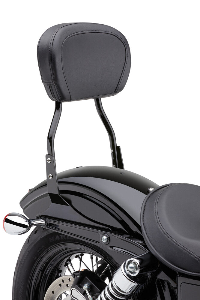 Cobra Short Sissy Bar Round Black Flstf Fxst S B - 602-1301 For Harley Softail 2006-2009