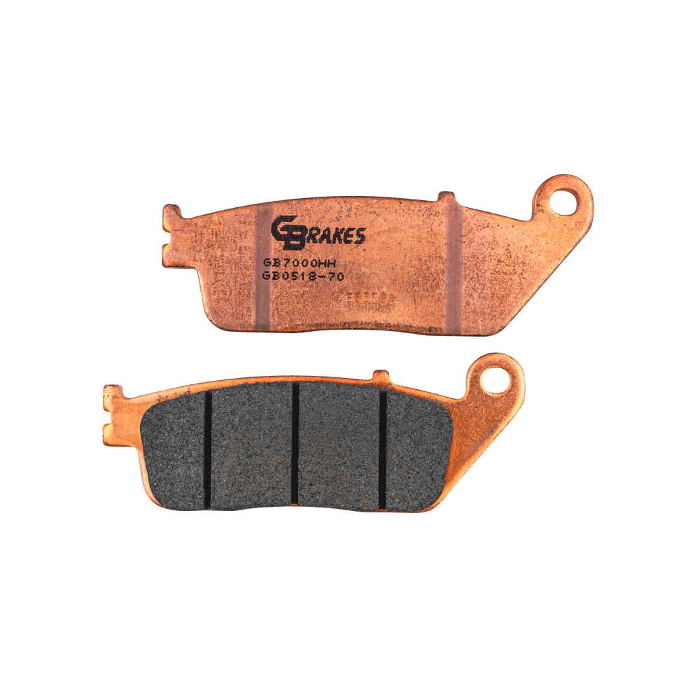 Gbrakes Brake Pads Sintered - GB0518-70 For Honda Motorcycles 1990-2020 | Victory Motorcycles 2008-2015 | Triumph Motorcycles 1996-2016
