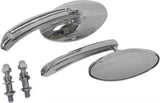 Harddrive 820-56010 18-242 MIRRORS CHROME OVAL CHROME