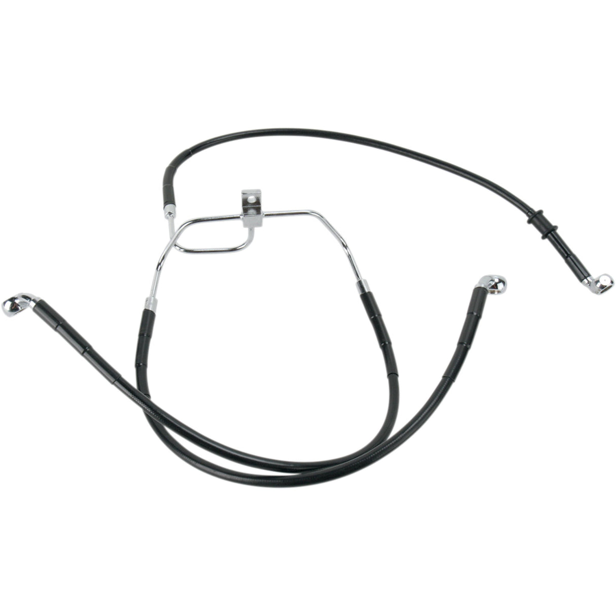 DRAG SPECIALTIES Stainless Steel Brake Line Kit Front - (Lower/Upper)