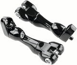 Kuryakyn 10187 Adjustable Passenger Peg Mount 93 And Up Touring Gloss Black