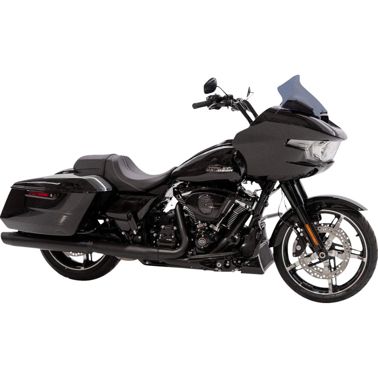Klock Werks Sport Flare® Windshield 11" Dark Smoke - KWW-01-0735-DS For Harley Road Glide 2023-2026