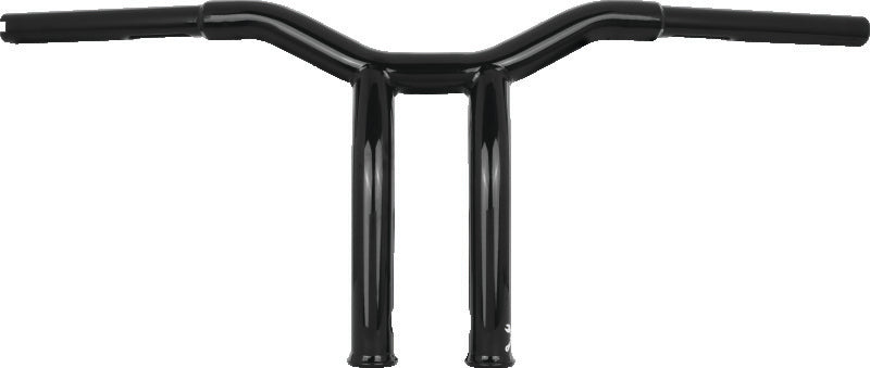 Burly Brand B12-6051B Dominator Raked Bar 10in - Gloss Black