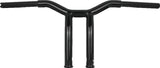 Burly Brand B12-6051B Dominator Raked Bar 10in - Gloss Black
