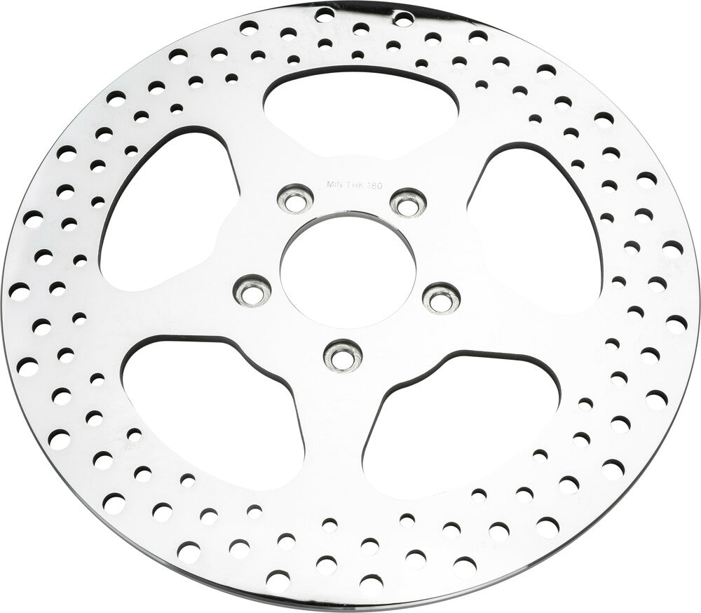 Harddrive 820-51847 144605 5 SPOKE BRAKE ROTOR REAR 11.5" SS POLISHED 2.22ID