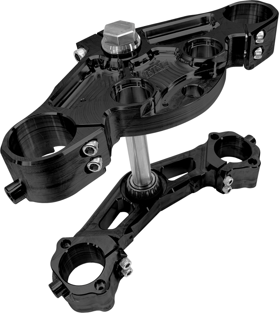 Hawg Halters Inc Dominator Tree SET STK Conv Black FLT Pre-2013 49MM - 49EFLAR3-SR13 For Harley Touring 1998-2013