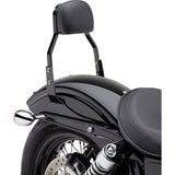 COBRA 1501-0452 602-1101B Square Sissy Bar - Mini Sissy Bar - Black - Softail
