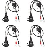 TECMATE 3807-0427 O-11X4 OptiMate™ Eyelet SAE Battery Connection Leads Battery Lead - 5/16" - 4 Pack