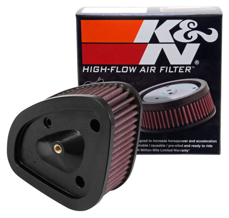 K & N Engineering 2017 Harley Davidson Flhr Road King Replacement Air Filter - HD-1717 For Harley Touring 2017-2024