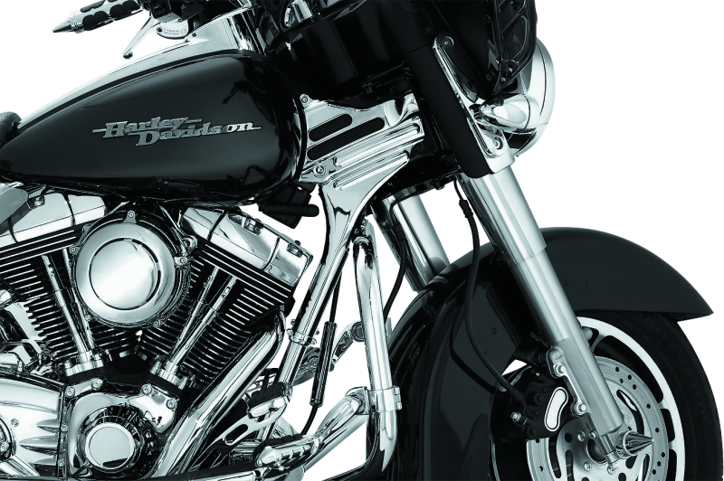 Kuryakyn 7866 Deluxe Neck Covers 95-07 Touring Models Chrome