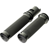 LA Choppers County Line Grips TBW Black - LA-7493-01B For Harley Touring 2023-2026