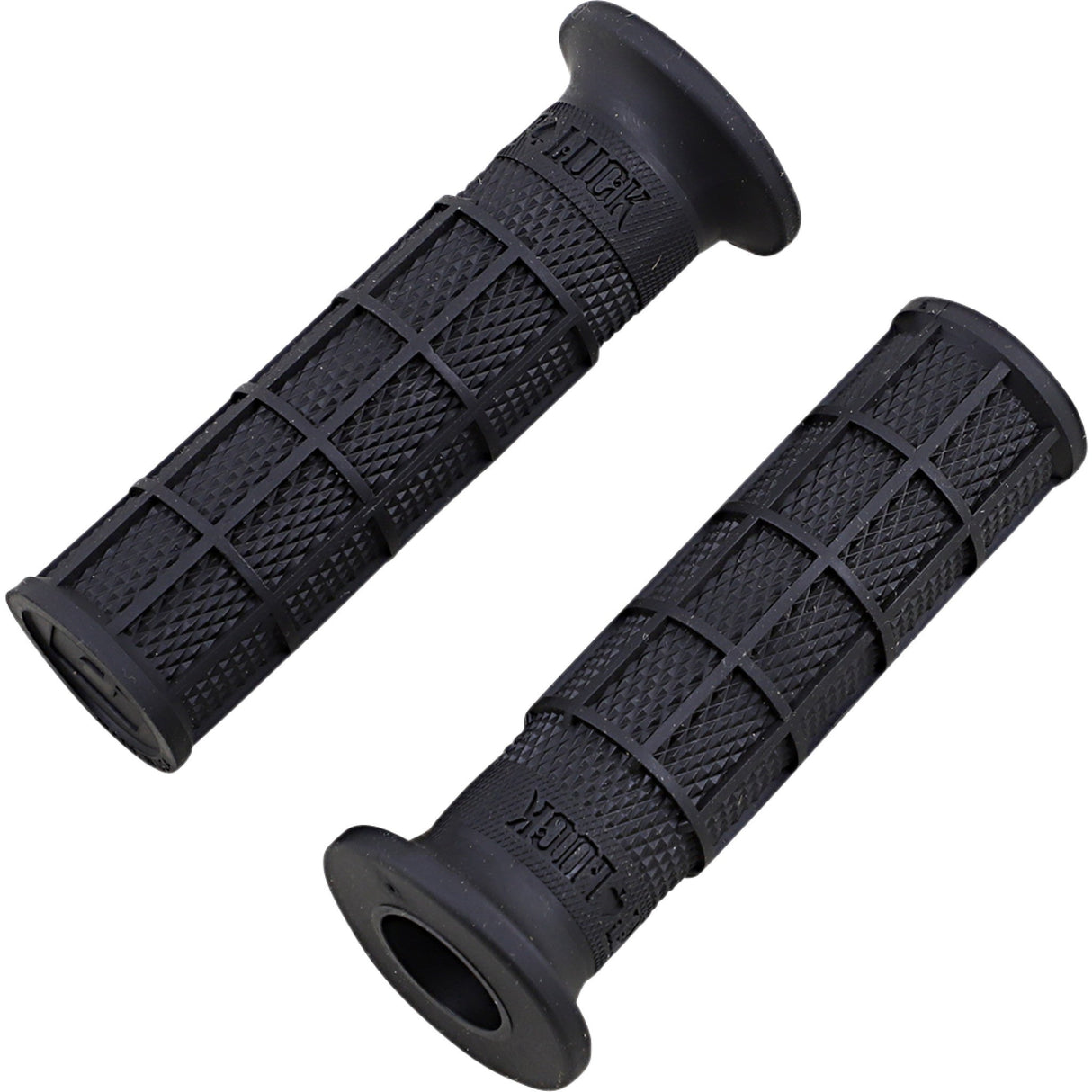 ODI 0630-2733 V02FWB Hart-Luck Signature Full-Waffle Slip-On Grips Grips - Hart-Luck - Black