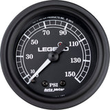 Legend Suspension Fairing Mounted LED Backlit PSI Gauges Black For Harley Touring 1997-2013