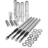 S&S Cycle Quickee Pushrod Kit With Chrome Covers Twin Cam - 106-6051 For Harley Motorcycles 1999-2017