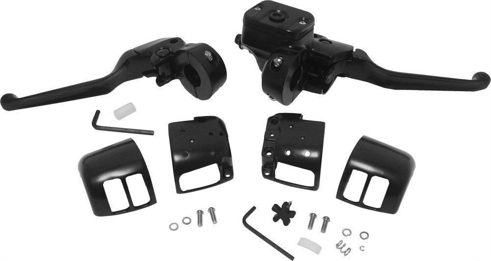 Harddrive Comp H Bar Cntrls 11/16 Without Switches Black - 26-094BK For Harley Motorcycles 1996-2006
