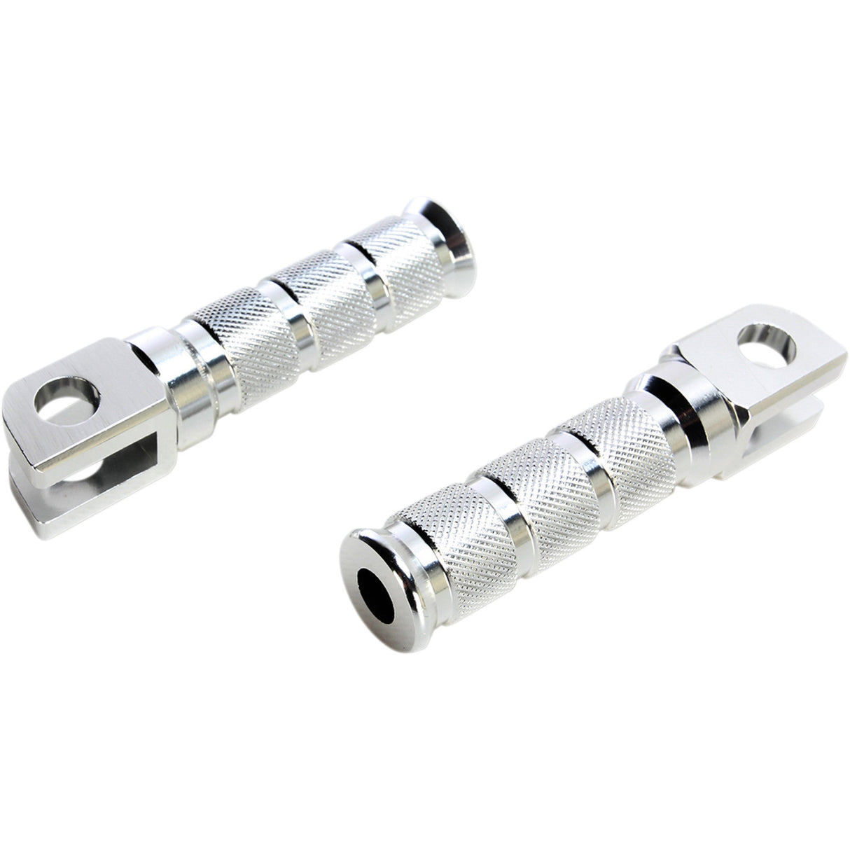 EMGO 50-11231 50-11231 Anodized-Aluminum Footpegs for Sportbikes Front Footpegs - Silver - Suzuki
