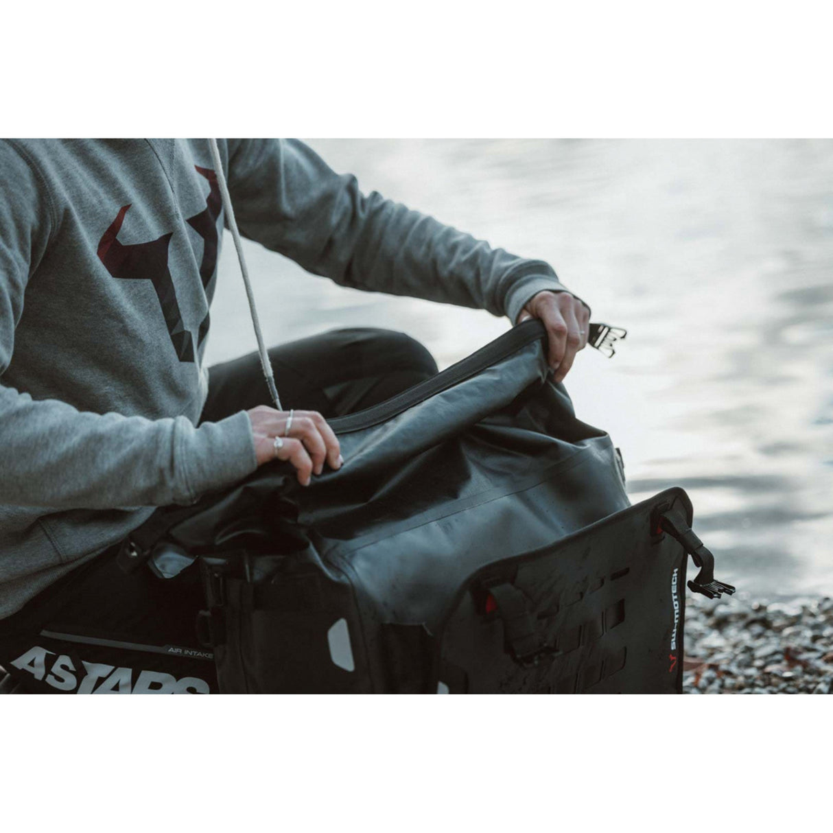 SW-MOTECH 3580-0290 BC.SYS.06.921.21000B SysBag Side Bag System black - yamaha tracer 9 gt '21-'24