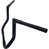 FAT Baggers INC. 1-1/4" EZ Install Flat Top Handlebar 12" Black - 705012-B For Harley Touring 1986-2022