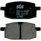Sbs Brake Pad - 619HF For Kymco Motorcycles 2002-2015 | Adly Moto Fox 50 / Jet 50 2007-2009 | Italjet Scoop 50 2004-2008 | Yamaha Zuma 2002-2005