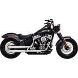 Vance & Hines 3" Twin Slash Slip-On Mufflers Chrome - 16376 For Harley Softail 2018-2025